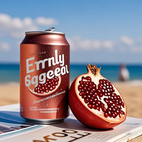 Фабрика напитков OEM Private Lable Pomegranate фруктовый сок Карбонированный блестящий напиток