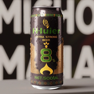 ОЕМ приватна етикета Екстра силно пиво 8% Abv алкохолен пијалок Конзервирано занаетчиско лесно лагер пиво